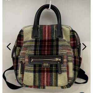 Frances Valentine Red Green Backpack Handbag